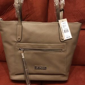 Kenneth Cole Bags - KENNETH COLE REACTION DARK MUSHROOM EDIE TOTE BAG Kenneth Cole Bags - KENNETH COLE REACTION DARK MUSHROOM EDIE TOTE BAG